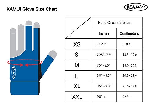 Kamui Billiard Glove (Left Hand, Black L) - Image 5