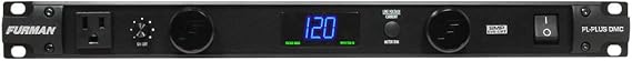Furman PL-PLUS DMC Power Conditioner with Voltmeter/Ammeter and (2) Extension Cable (18 AWG, Black, 3') Bundle
