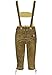 Men's Oktoberfest Lederhosen - Original German Knee Breeches Leather Trouser