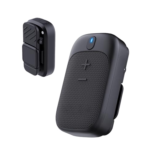 Wisoqu Wearable Bluetooth Speaker, Mini Clip On Portable Small Personal Speaker, IPX5 Waterproof, for Home Outdoor Activities