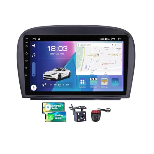 Lecteur Radio Android 13 écran tactile 9 pouces Bluetooth 4G - 2