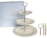 Victoria Interchangeable 2 or 3 Tier Cake Cupcake Dessert Display Stand - Perfect for Entertaining -