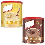 Chocolate 365g & Banana 365g Meal Replacement Shake Powder – Healthy Weight Loss Shakes, High Protein, Quick Breakfast or Snack, Meal Replacement for Diet and Slimming