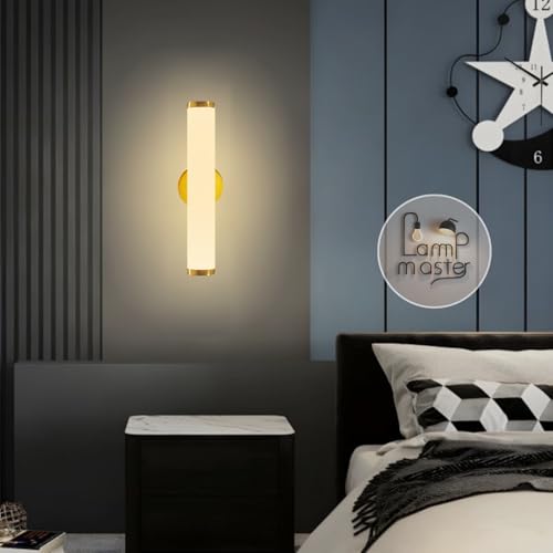 Image of Round Acrylic Luxurious LED Wall Light for Mirror, Wash Basin, Bedroom, Hotel Passage, Living Room | Soft & Bright White LED Lighting - 1 Pack (Warm White, Pack of 1)