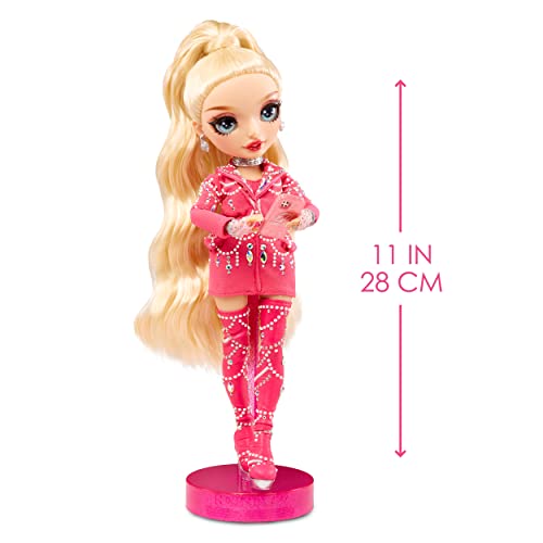 Rainbow High Premium Edition Paris Hilton Model Doll - 28 cm Collection Doll with Blonde Hair, 2 Beautiful Outfits to Mix and Match, Accessories - Great Gift for Ages 6 and Up