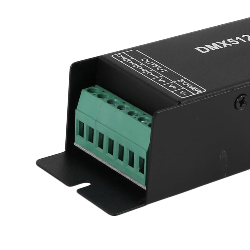 512 cyfrowy wyświetlacz dekoder ściemniania sterownik Dmx512 kontroler nadaje się do taśm świetlnych LED DC12-24V 20A
