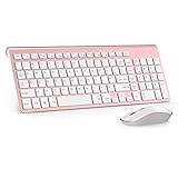 Wireless Keyboard Mouse, J JOYACCES (Pink)