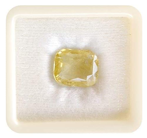 Saphir jaune de Ceylan 5,25 Ratti idéal pour rayonner lors de grandes réceptions