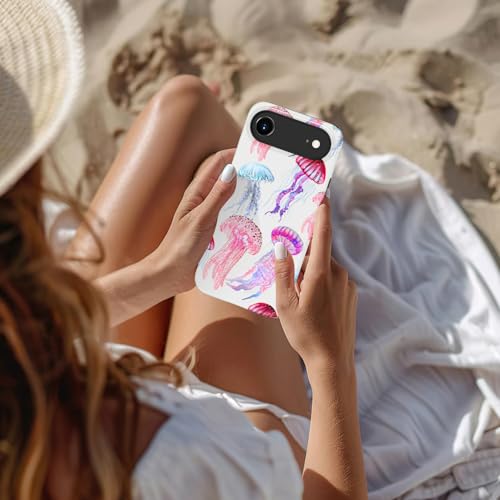 Coque antichoc iPhone 17 Air rigide et silicone motif Méduse - 3