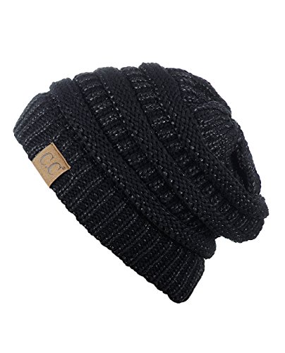 Image of Cambridge Select Thick Slouchy Knit Oversized Beanie Cap Hat