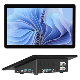 HEIGAOLAPC Computer Mini PC Mini Desktop PC Win 11 N5095, 8GB RAM, 128GB eMMC, Touchscreen PC-mini da 11,6 Pollici, 4K Doppia Uscita Display HDMI 2,0 Type-C3.1, WiFi5.0, BT5,0, Doppio RS232