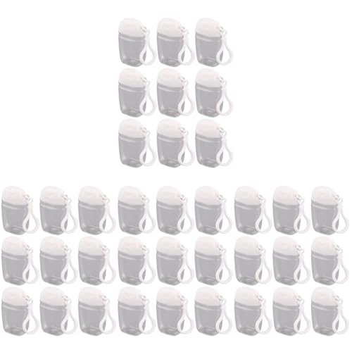 36 Pcs Flip Cap Bottle with Hook Refillable Travel Bottles Multi-function Empty Bottles Empty Hand Bottles Practical Small Bottles Leakproof Travel Bottles Keychain Hand Dispenser