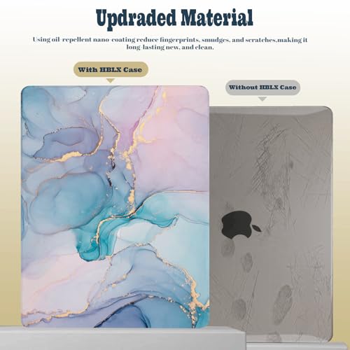 Coque MacBook Air 13 Pouces A1466 A1369 Étui Protection Rose Bleu - 2