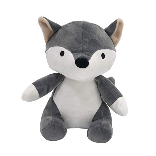 Bedtime Originals Little Rascals Plush Fox - Foxy, Gray , 9 Inch (Pack Of 1) #TOP1