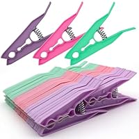 SOL 48pk Jumbo Clothes Pegs, Extra Strong Large Plastic Laundry Clips for Washing Line, Assorted Colours with Soft Grip, Weather Resistant in Storm Conditions, Versatile for Clothing, Towel, and Jeans