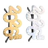 [VILLFUL] 2個年新年パーティー用サングラス 大胆な数字デザイン 快適装着可能 年末年始のフォトブースや祝賀会になユニーク装飾眼鏡