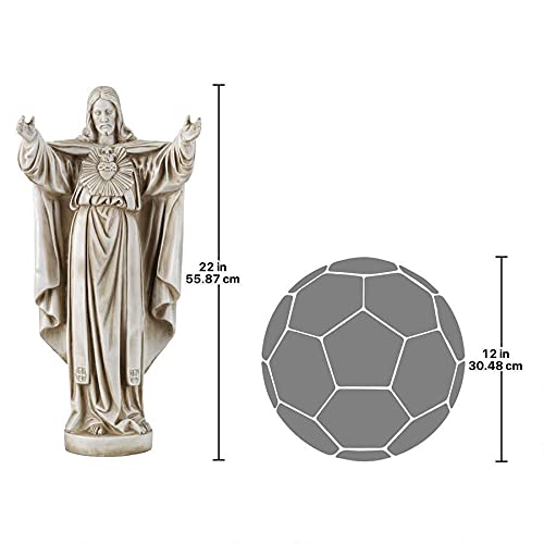Design Toscano LY712152 Sacred Heart Religious Garden Statue thumb #7