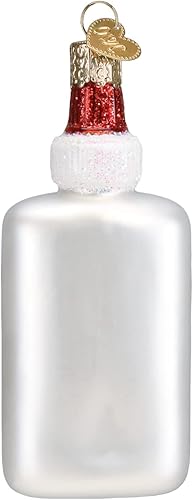 Miniatura 2 de Old World Christmas Adorno de vidrio soplado con pegamento escolar para árbol de Navidad