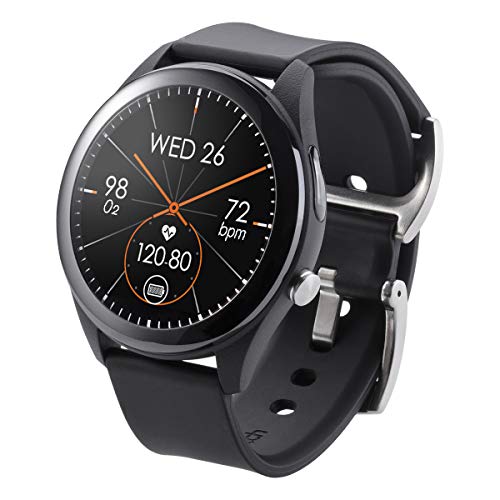 ASUS HC-A05 VivoWatch SP Smartwatch con Monitorización de Pasos, Ruta, Frecuencia Cardiaca, Sueno, Calorías, Altímetro, Resistente al Agua, Color Negro