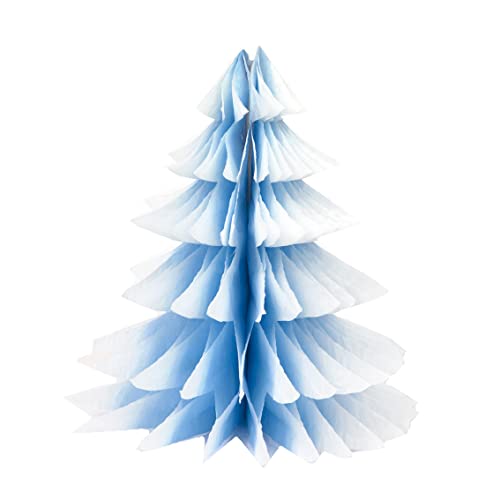 Talking Tables Premium Reusable Christmas Table Decorations-3 Pack Paper Honeycombs, Mini Xmas Trees for Tabletop Windowsill Display - Image 2