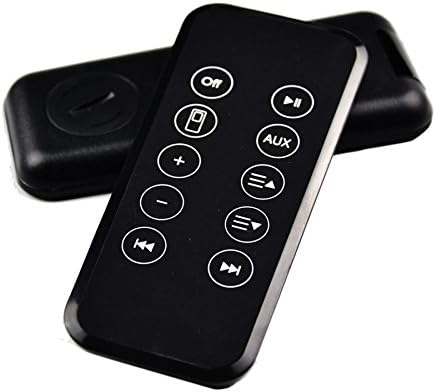 Remote Control Compatible with Bose Sounddock 10 AM316536 AM314136 Bose Sounddock Series II,Series III, Portable HAS AUX Button for aux inputs with CR2025 Battery Silicone Button Key Design