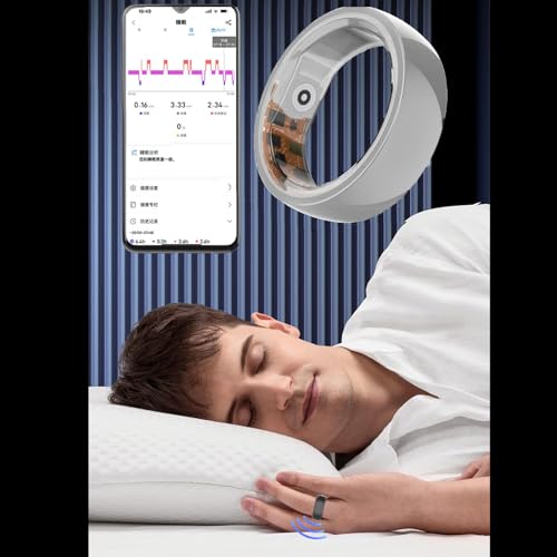 Fitness-Smart-Ring, IPX8 Leichter Smart-Ring, Schlaf&uuml;berwachung Als Geschenk (10,5#)