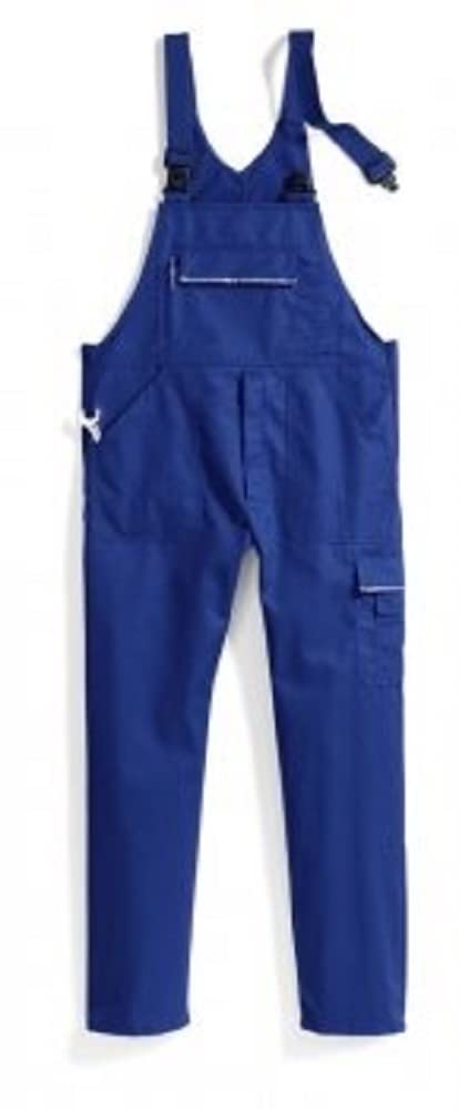 BP 1797-720-110-58s, Work trousers, with double waist button and elasticated back 305,00 g/m², Reinforced cotton night blue/anthracite, 41/42s