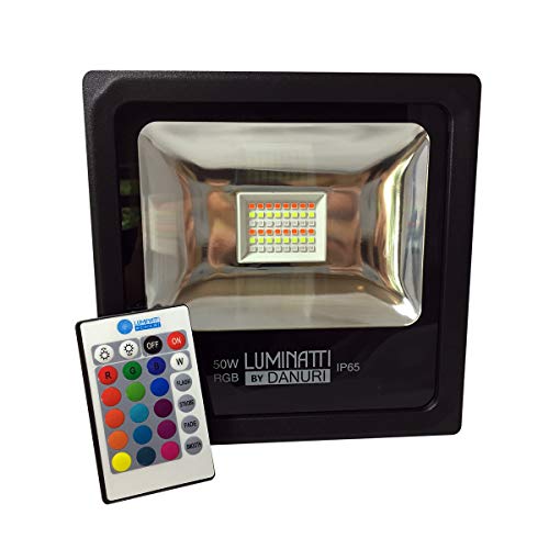 PROJETOR LED 50W RGB 127/220V IP65