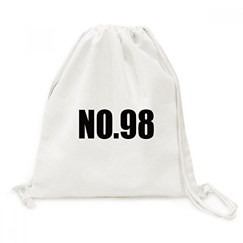 Sac à dos de voyage en toile à cordons Numéro Chanceux No.98 sac de sport léger