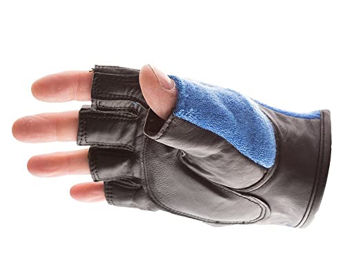 Impacto 40000110030 Anti-Impact Gel Work Glove, Blue/Black Medium #TOP3
