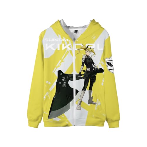 ISaikoy Anime Kaiju No. 8 Zipper Jacket 3D Print Hoodie Sweatshirt Sweater Hoody Pullover Costume