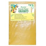Acsist 20PCS Gravel Paper for Bird Cage, 16 x 10 inch Cuttable Sea Sand Paper Liners, Calcium Sandpaper for Hard-Billed Birds, Bird Cage Liners for Parrots,Cockatiels & All Your Feathered Friends