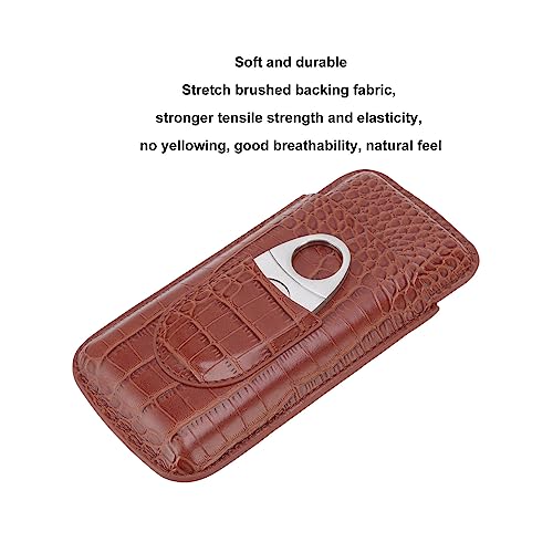 3-Finger-Zigarrenhalter, umweltfreundliches, handgenähtes, verschleißfestes Zigarrenhalter-Etui aus Leder für den Außenbereich – Bild 4
