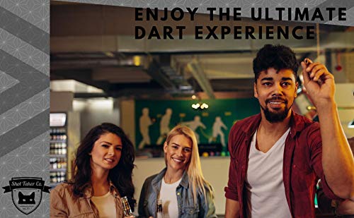 Professional Steel Tip Darts 12 Pc Set | 12 Pc Brass Barrels | 12 Pc Aluminum Shafts 48Mm | 16 Pc Flights Standard Shape | 1 Multi-Purpose Dart Tool | 1 Carry Bottle (20G Black Barrel)Stc10424 #TOP5