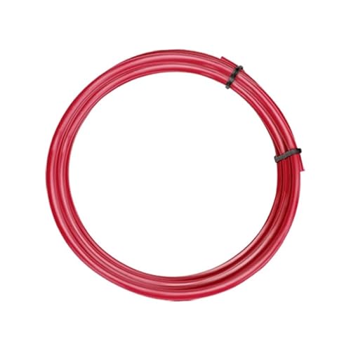 ELILANEY PTFE �`���[�u 4mm OD x 2mm ID 1.75mm �t�B�������g�p 3D �v�����^ �A�N�Z�T�� �_��ȉ��x�ϐ� �Ȃ��A���\(Red)