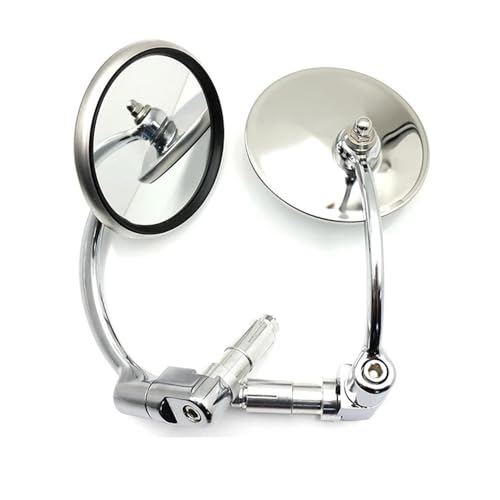 Espejos retrovisores universales de 22mm para manillar de moto