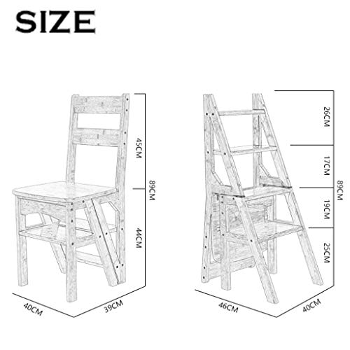 Escabeaux à double usage 4 couches et marchepied pliant d'intérieur - 3