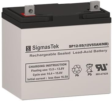 Merits MP1IX Battery Replacement by SigmasTek - 12V 55AH