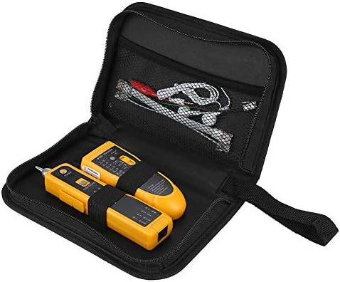 SANON Wire Tester, Handheld Rapid LAN Network Cable Tester Line Finder Wire Tracker Diagnose Tone Tool for Cable Collation, Network Maintenance Collation, Telephone Line Test