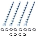 K1500 Door Hinge Pins and Bushings 4 Pin 2 Door Kit for Chevy GMC Fullsize Truck SUV 1988-2002 Compatible with C1500 C2500 C3500 K2500 K3500 Replace OE # 38416 15685040