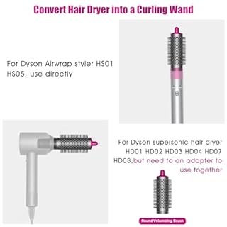 Brosse volumisante ronde pour Dyson pour Airwrap HS01/HS05, pièce n° 969489-01 970750-01 pour cheveux plats