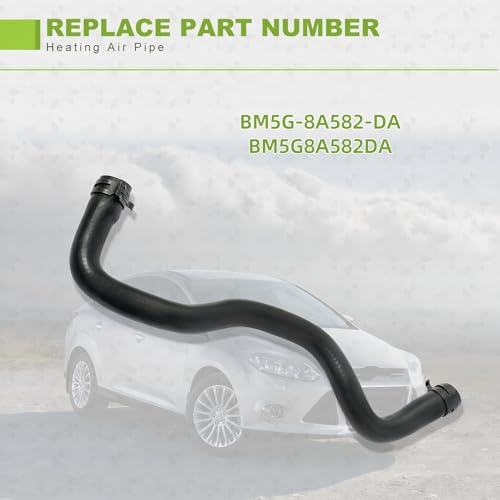 BM5G-8A582-DA Radiator Hose Heater Pipe Fit for Ford Fiesta 2013-2017, Focus 2010-2014 Replace BM5G8A582DA