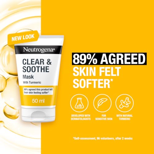 Neutrogena Calming Clay Mask with Turmeric for Sensitive Skin 50ml - Image 2