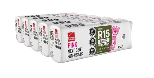 Owens Corning R- 15 Wall Kraft Faced Fiberglass Batt Insulation 87.5-sq ft ( 15-in W x 105-in L)