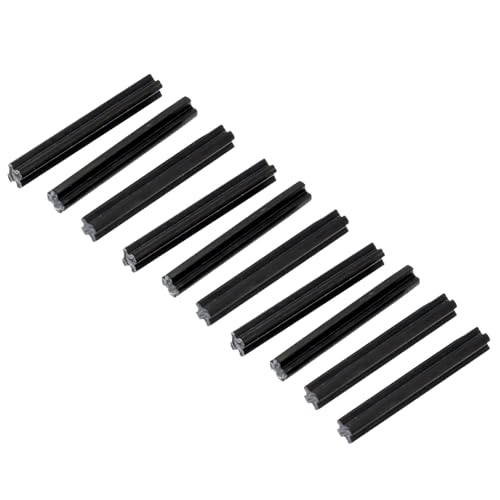SEEMEY Carbon axle 4L, Fully Compatible with Technic Axle 3705, 10 pcs
