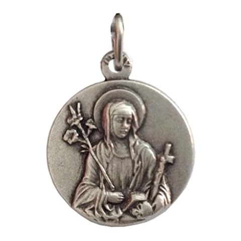 I G J Saint Catherine from Siena Silver Medal - The Patron Saints Medals Cover