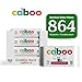 Caboo Baby Wipes, Made with Bamboo Viscose, Certified Made Safe Ingredients, Unscented Baby Wipes Good for Sensitive Skin, 72 Wipes Per Travel Pack, Bulk Total of 864 Wet Wipes