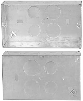 Pattress Socket Back Boxes Wall Boxes Double Gang 35mm Surface Pattress Back Box