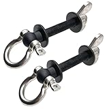 2 Pack Gym Equipment Attachments;Power Rack Attachments for Resistance Bands;O-Ring Attachment for Power Rack;Do All Kinds of Resistance-Band Workouts with Power Rack