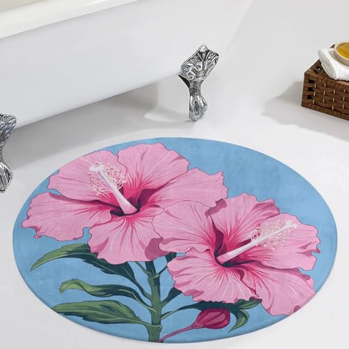 Alfombra de cocina esponjosa con flores para un hogar vivo 6
